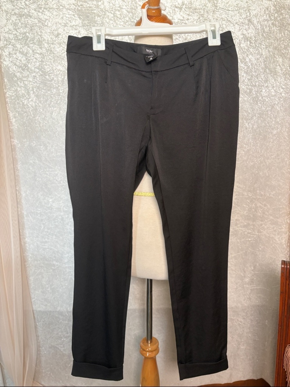 Massimo Black Ladies Dress Pants - Classic Straight Fit size 4
